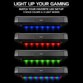 Enhance ATTACK Under-Monitor Soundbar with Multicolor LEDs